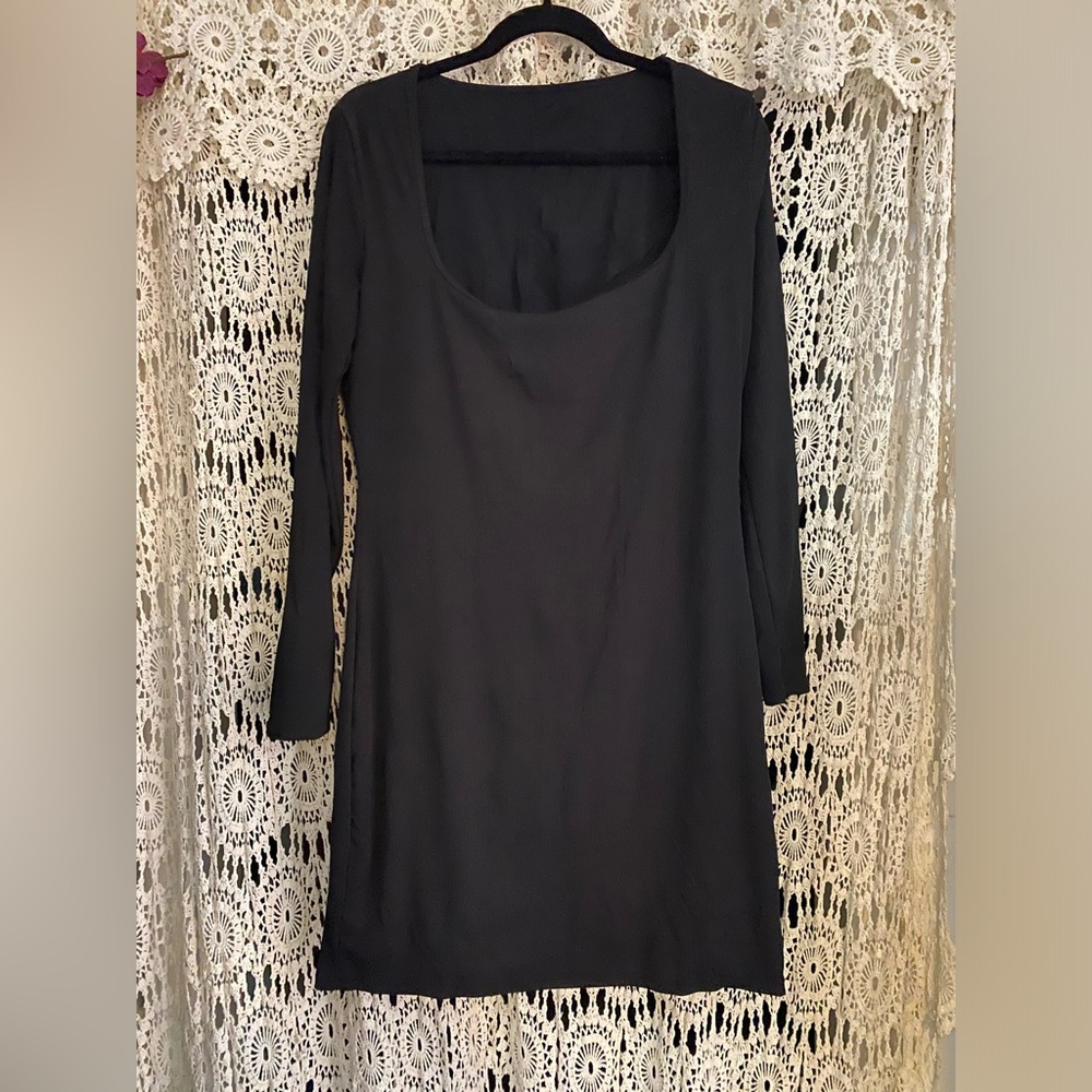 Black Body-con dress with shape wear